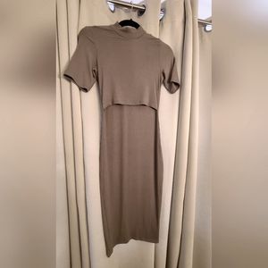 H&M Maternity Dress - Olive Green - Size XS - Never Worn!